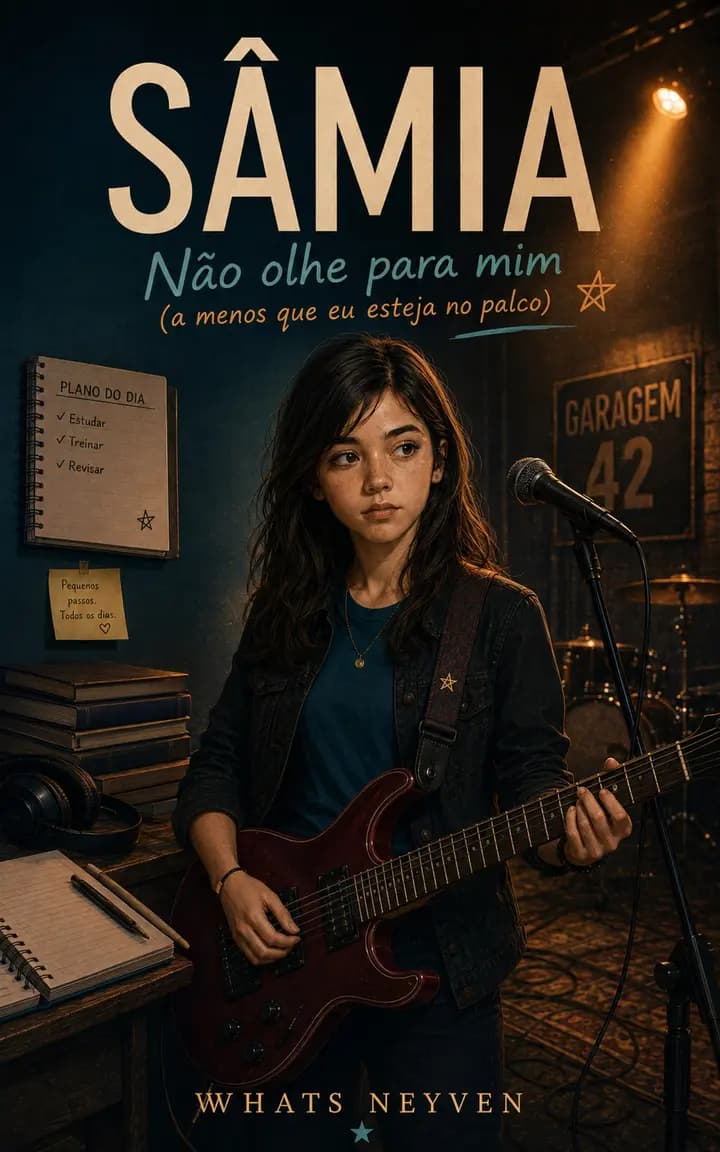 Capa do livro Sâmia: Não Olhe para Mim (a Menos que Eu Esteja no Palco)