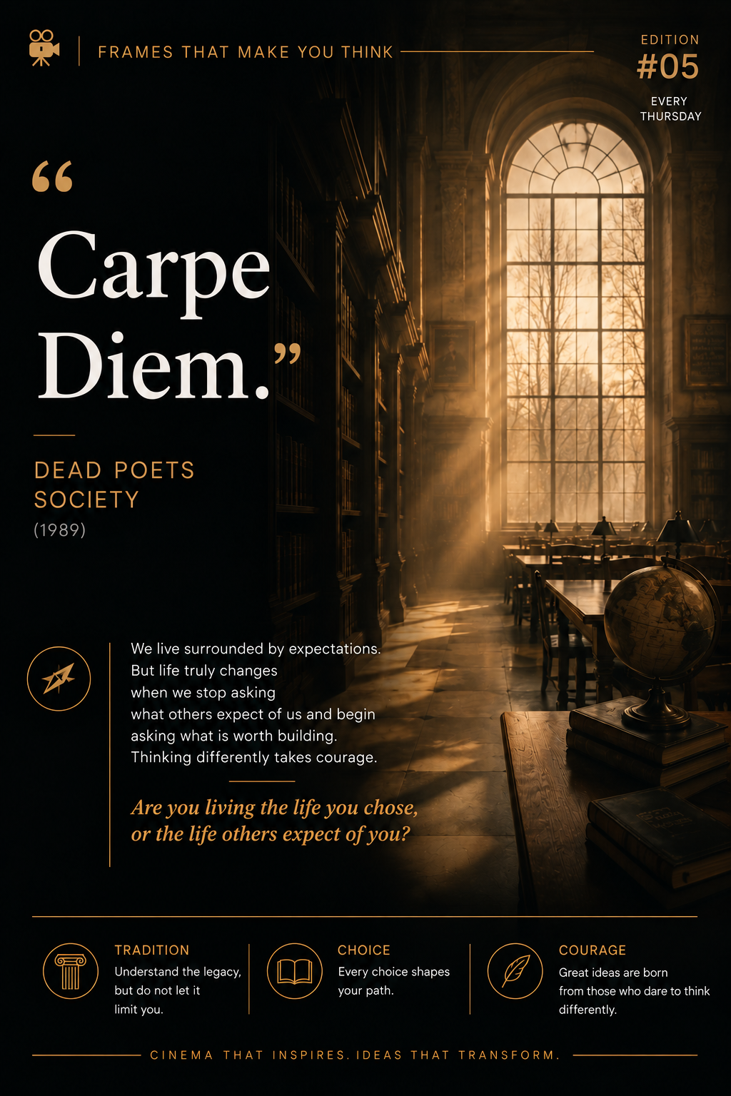 Dead Poets Society: Choosing a Life of Your Own