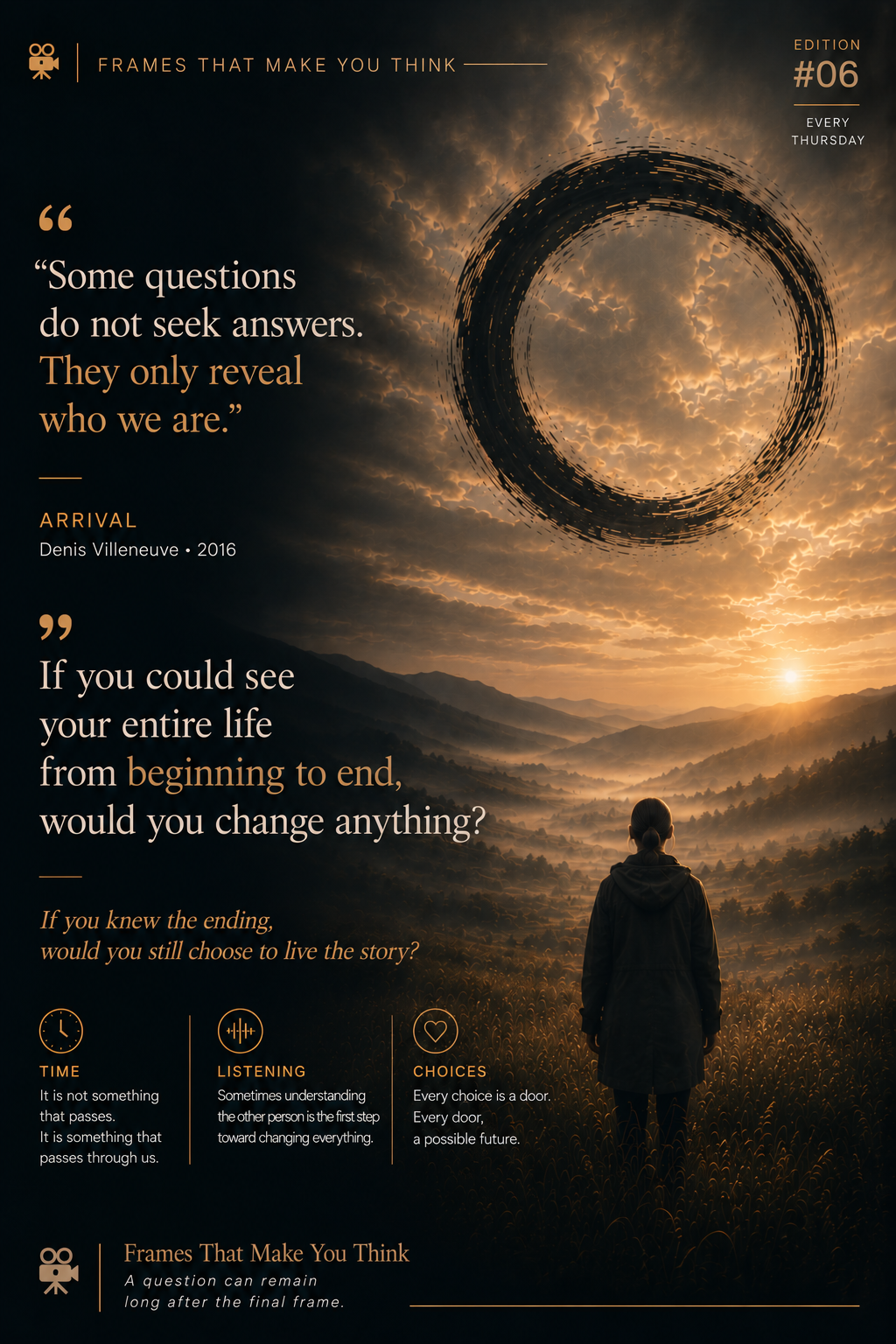 Arrival: Choosing a Life Whose Ending We Know