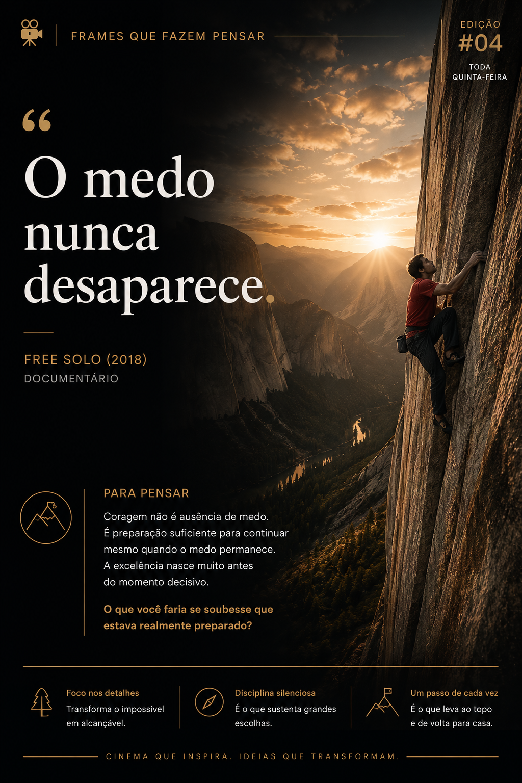Free Solo: a preparação antes do passo